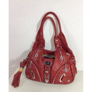 Angel Kiss Red Purse Multi Pocket Y2K Handbag New